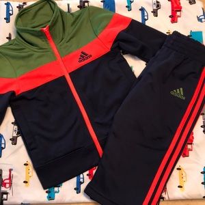 Adidas toddler track suit